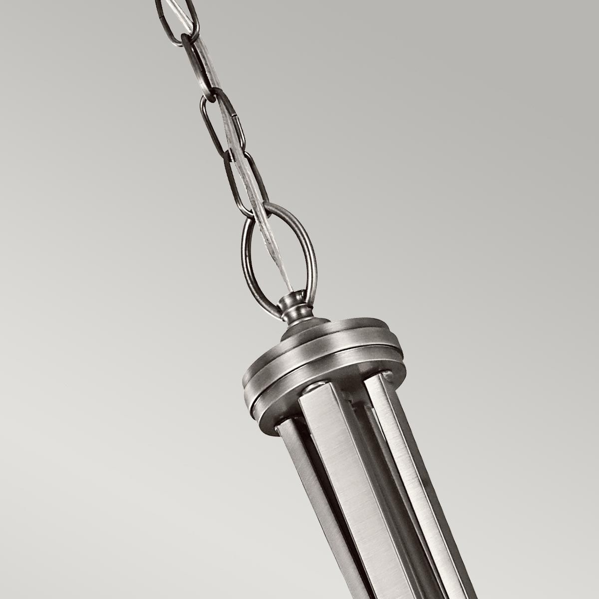Elegant Lacey 4-Light Pendant in Antique Pewter
