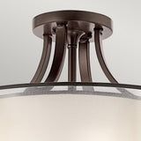 Lacey 4-Light Semi-Flush Mount - Elegant Mission Bronze Finish