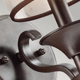 Elegant Vintage-Style Bronze Wall Sconce