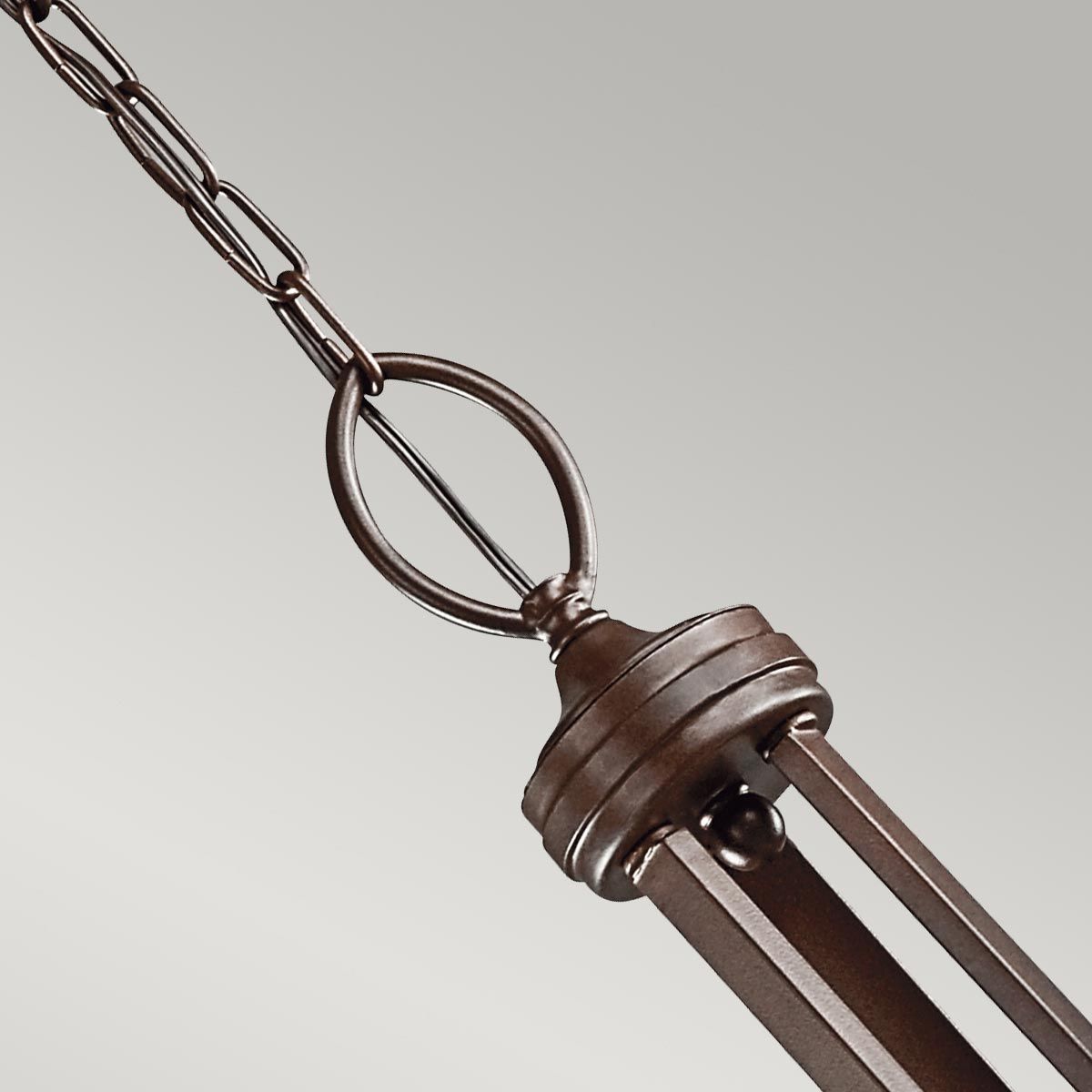 Elegant Lacey Bronze 9-Light Chandelier with Candle-Style Shades