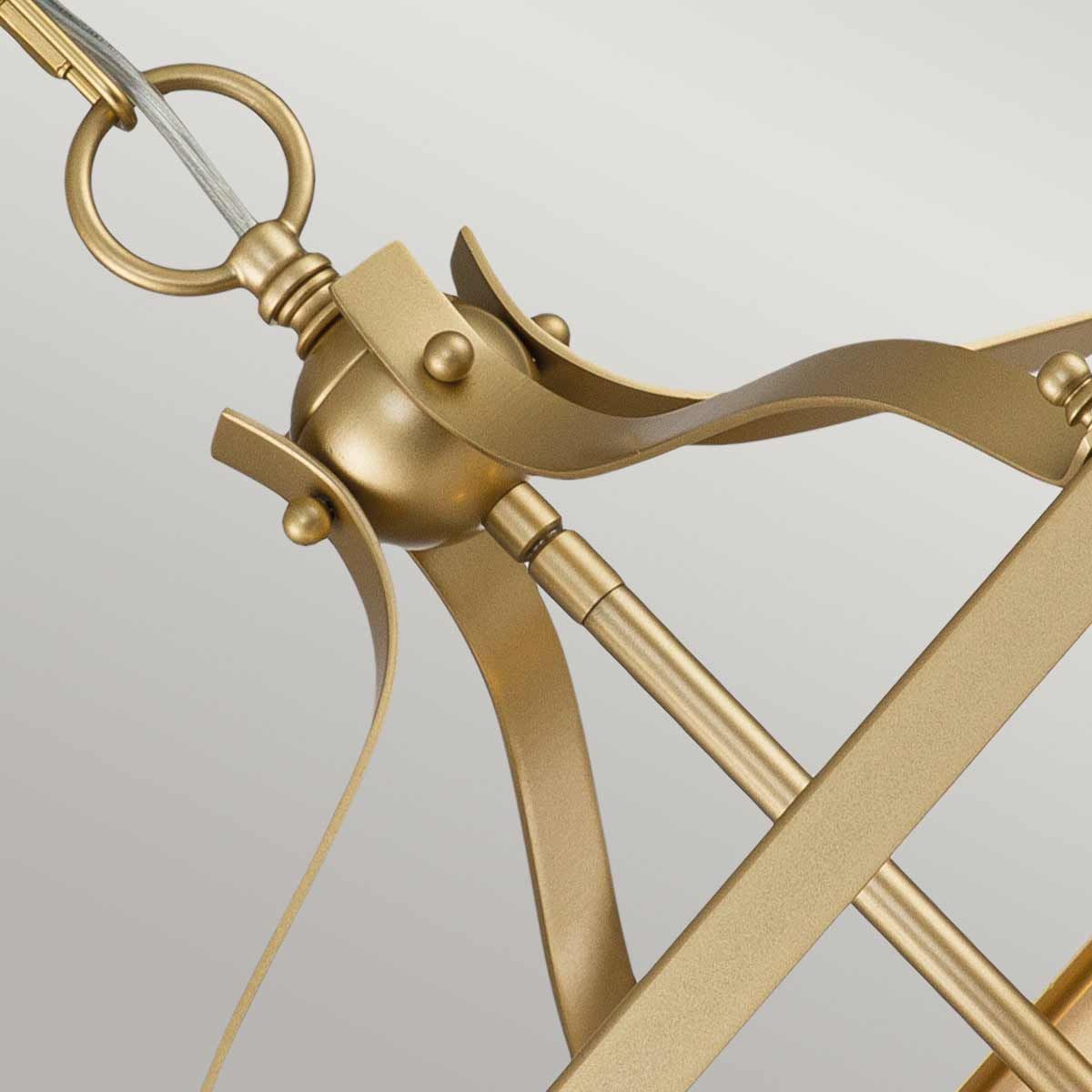 Larkin Trio Light Pendant in Antique Brass Finish