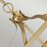 Larkin Trio Light Pendant in Antique Brass Finish