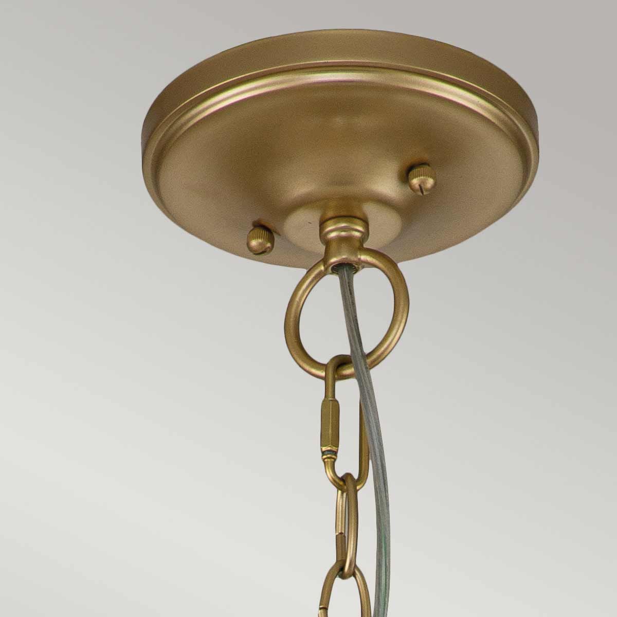 Larkin Trio Light Pendant in Antique Brass Finish