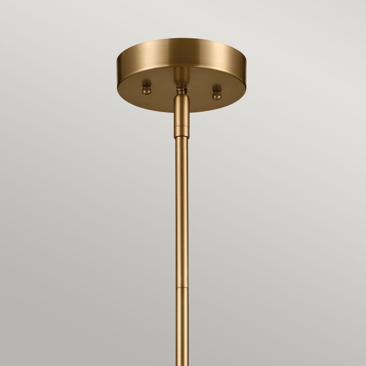 Luella 4lt Duo-Mount Pendant Brushed Natural Brass