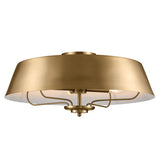 Luella 4lt Duo-Mount Pendant Brushed Natural Brass