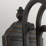 Elegant Luverne Bronze Outdoor Victorian Wall Lantern