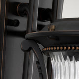 Elegant Luverne Bronze Outdoor Victorian Wall Lantern