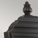 Elegant Luverne French Victorian Outdoor Bronze Wall Lantern