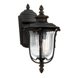 Elegant Luverne French Victorian Outdoor Bronze Wall Lantern