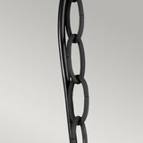 Luverne French Victorian Bronze Lantern with Ribbed Glass