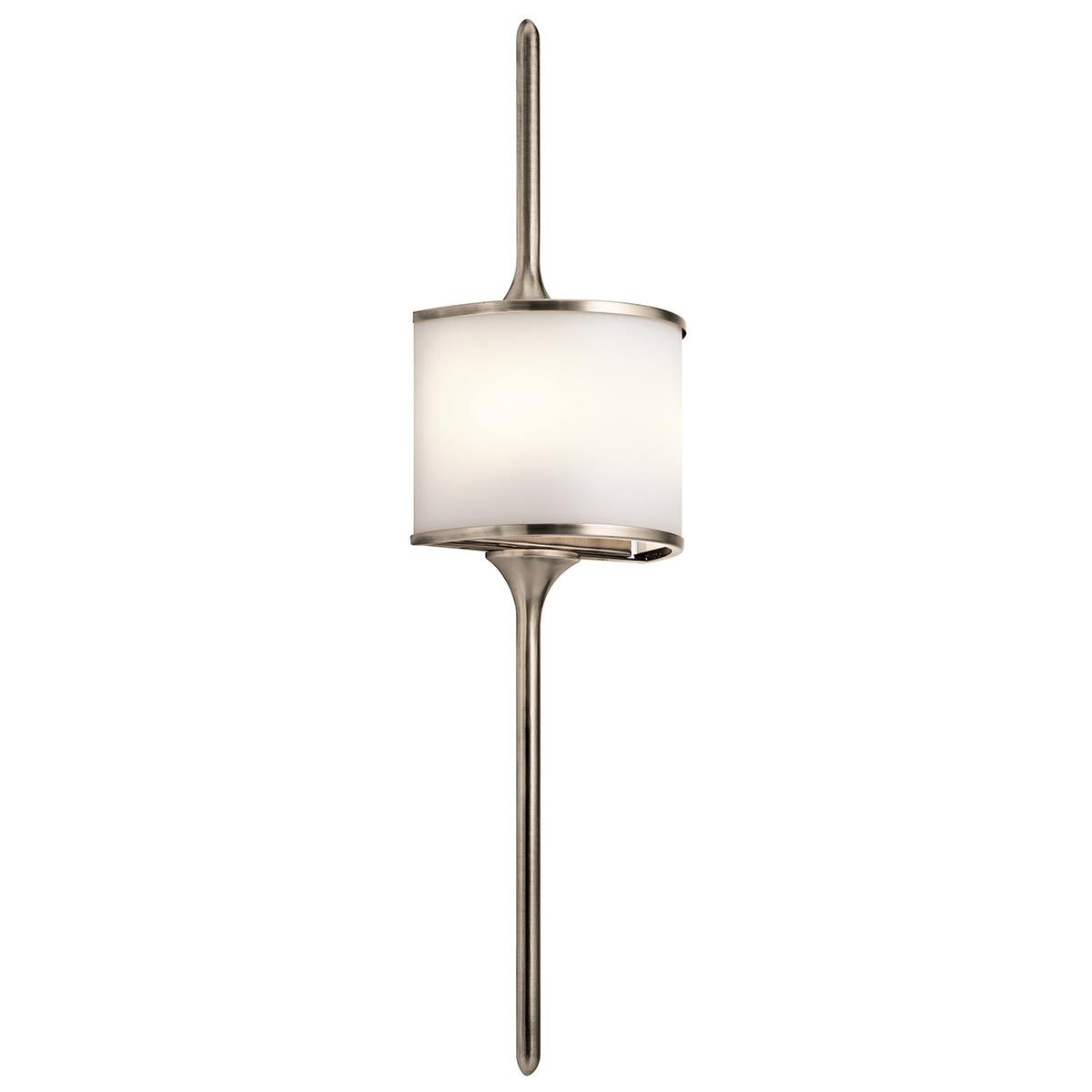 Timeless Elegance: Mona 2-Light Classic Pewter Wall Sconce