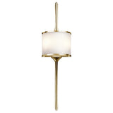 Mona 2-Light Wall Fixture in Polished Brass