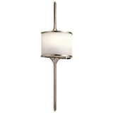 Mona Dual-Light Wall Sconce in Classic Pewter Finish