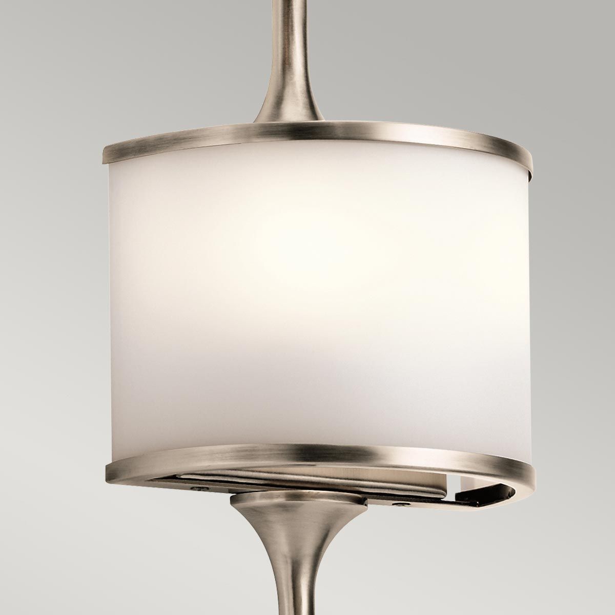 Mona Dual-Light Wall Sconce in Classic Pewter Finish