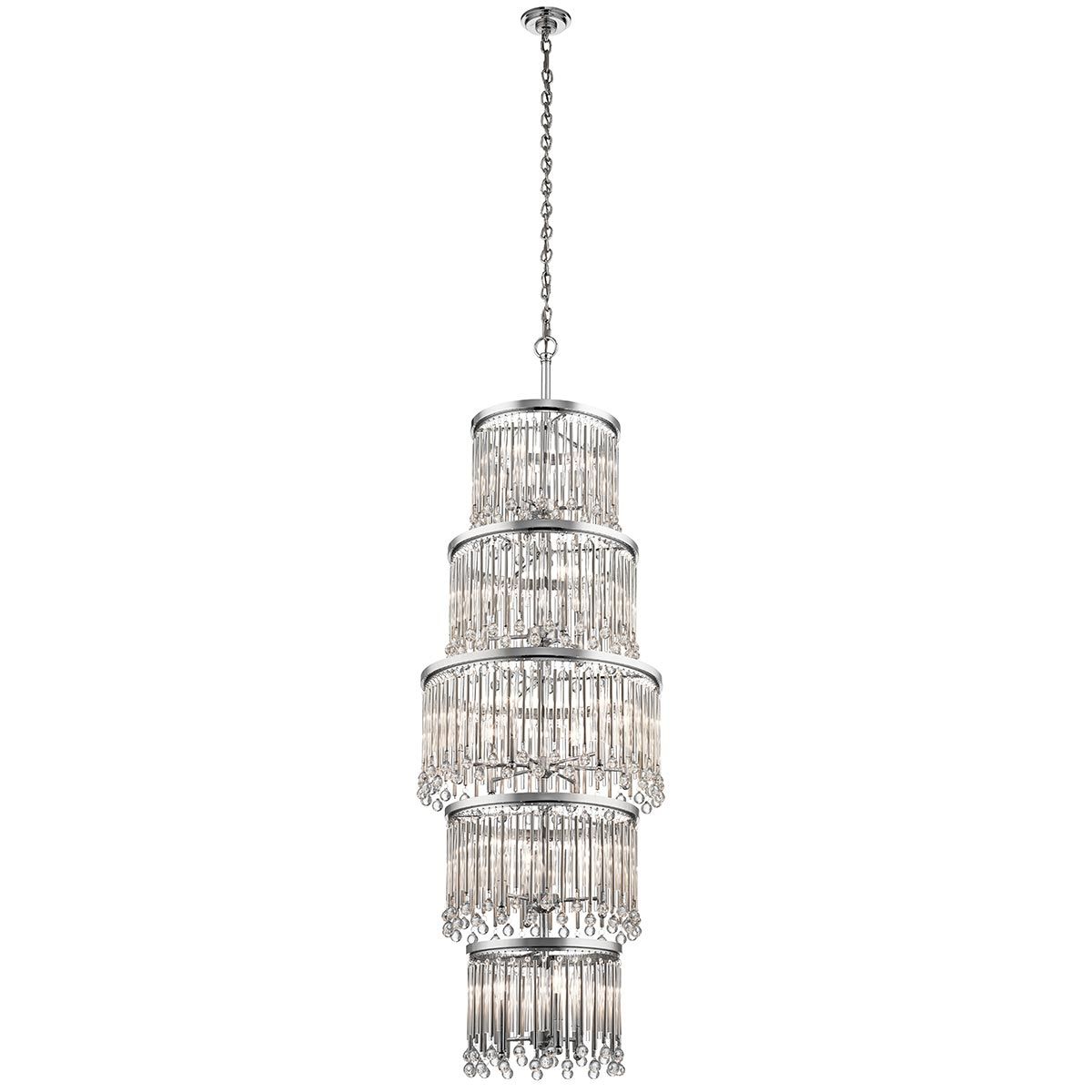 Radiant Elegance 18-Light Crystal Chandelier