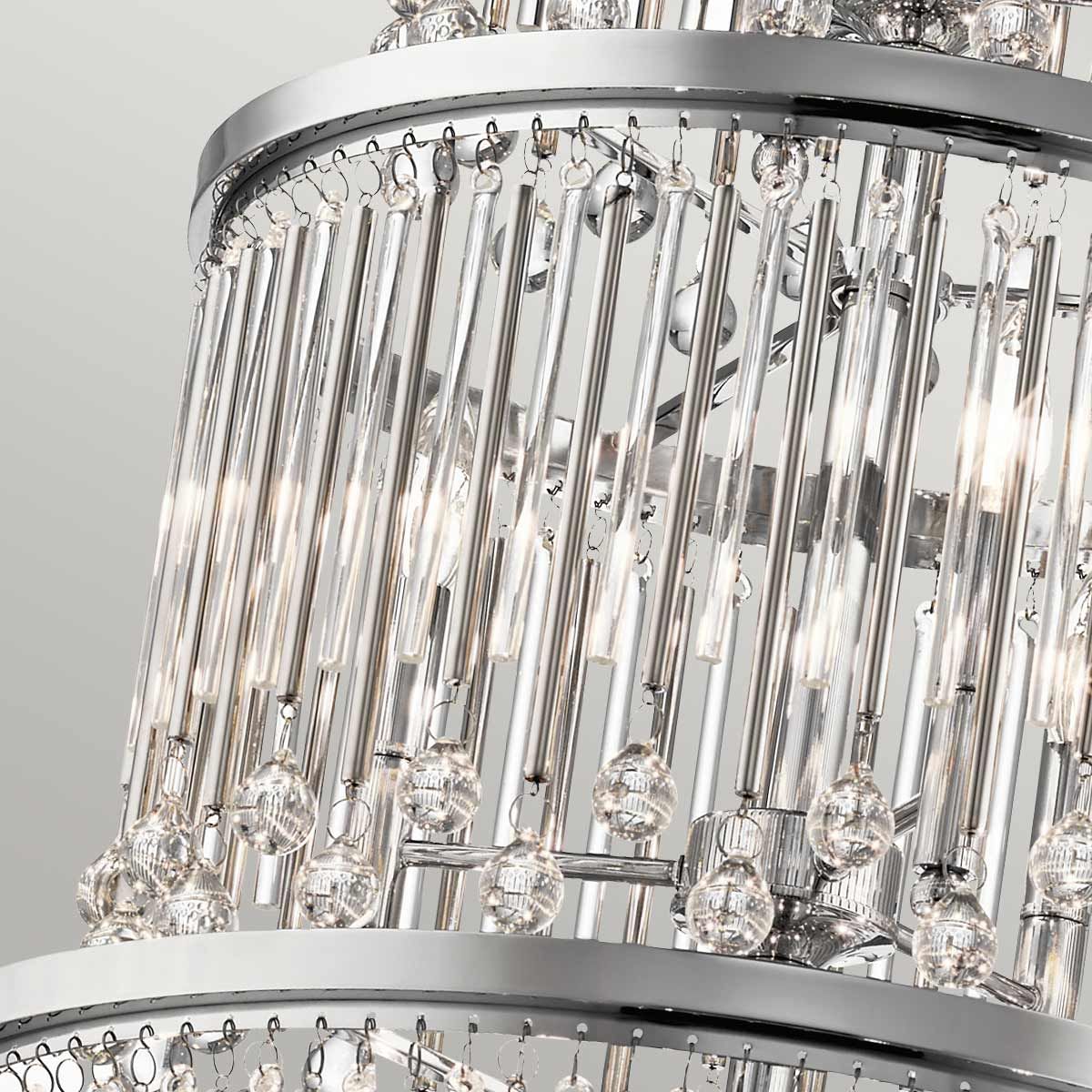 Radiant Elegance 18-Light Crystal Chandelier