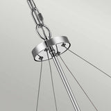 Piper Elegant Chrome Crystal Chandelier with Six Lights