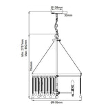 Piper Elegant Chrome Crystal Chandelier with Six Lights