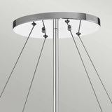 Piper 6 Light Polished Chrome Oval Chandelier with Crystal Accents