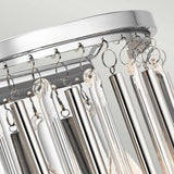Luminous Elegance: Piper 2 Light Chrome Wall Fixture