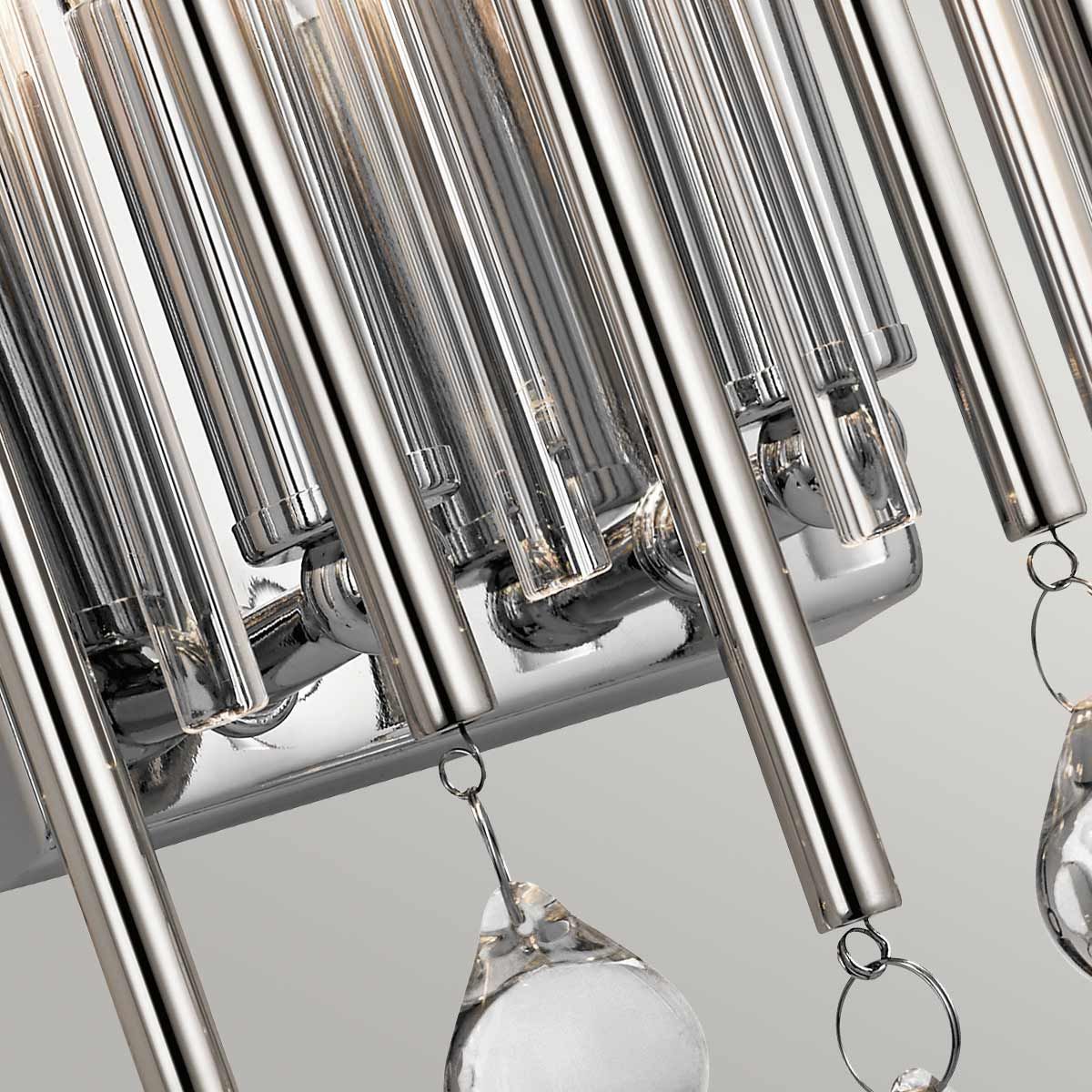 Luminous Elegance: Piper 2 Light Chrome Wall Fixture