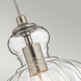 Retro Riviera Brushed Nickel Pendant Light