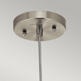 Retro Riviera Brushed Nickel Pendant Light
