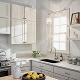 Riviera Vintage-Inspired Brushed Nickel Glass Pendant Light
