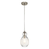 Riviera Vintage-Inspired Brushed Nickel Pendant Light