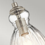 Riviera Vintage-Inspired Brushed Nickel Pendant Light