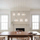 Riviera Vintage-Inspired Brushed Nickel Pendant Light