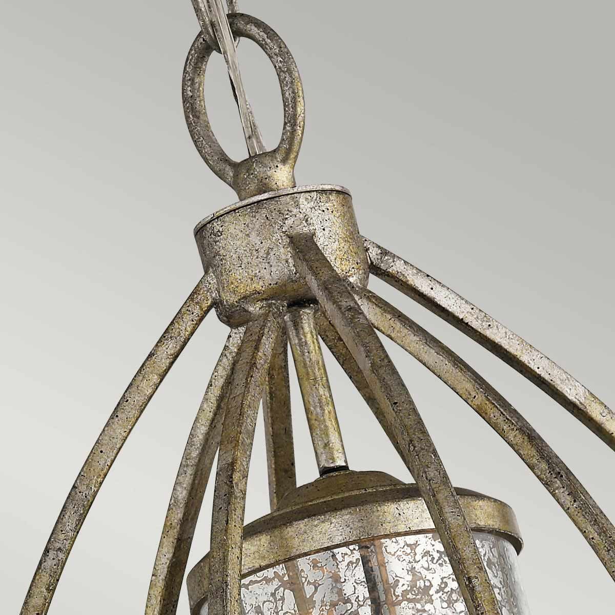 Sterling Gold Rosalie Single Pendant Light