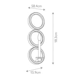 Rosalie Sterling Gold Wall Sconce - Elegant Single Light Fixture