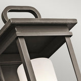 South Hope Rubbed Bronze Wall Lantern with Satin Etched Opal Glass