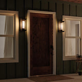 South Hope Rubbed Bronze Wall Lantern with Satin Etched Opal Glass