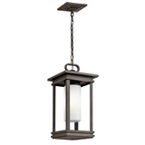 Elegant South Hope Bronze Pendant Lantern