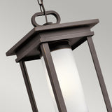 Elegant South Hope Bronze Pendant Lantern
