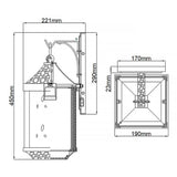Springfield Rustic Charm Exterior Wall Lantern