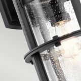 Suri Nautical-Style Black Outdoor Wall Lantern