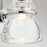 Elegant Chrome Bathroom Wall Sconce