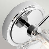 Elegant Chrome Bathroom Wall Sconce