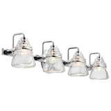 Talland Vintage Charm 4-Light Bathroom Wall Fixture