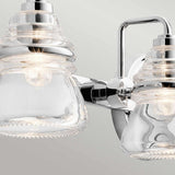Talland Vintage Charm 4-Light Bathroom Wall Fixture