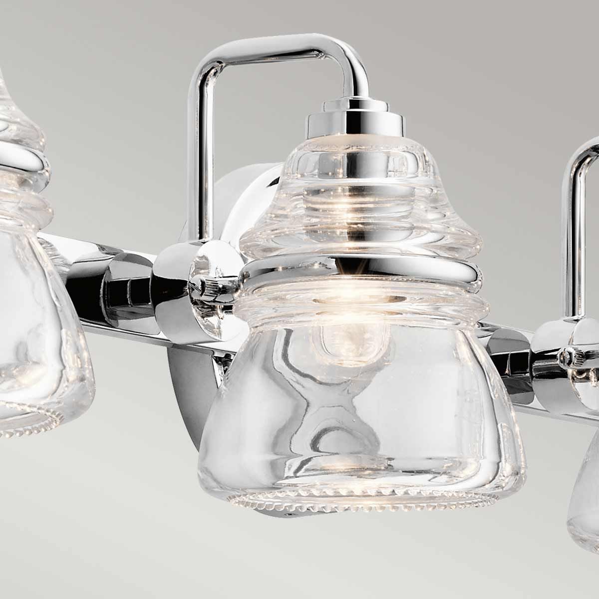 Talland Vintage Charm 4-Light Bathroom Wall Fixture