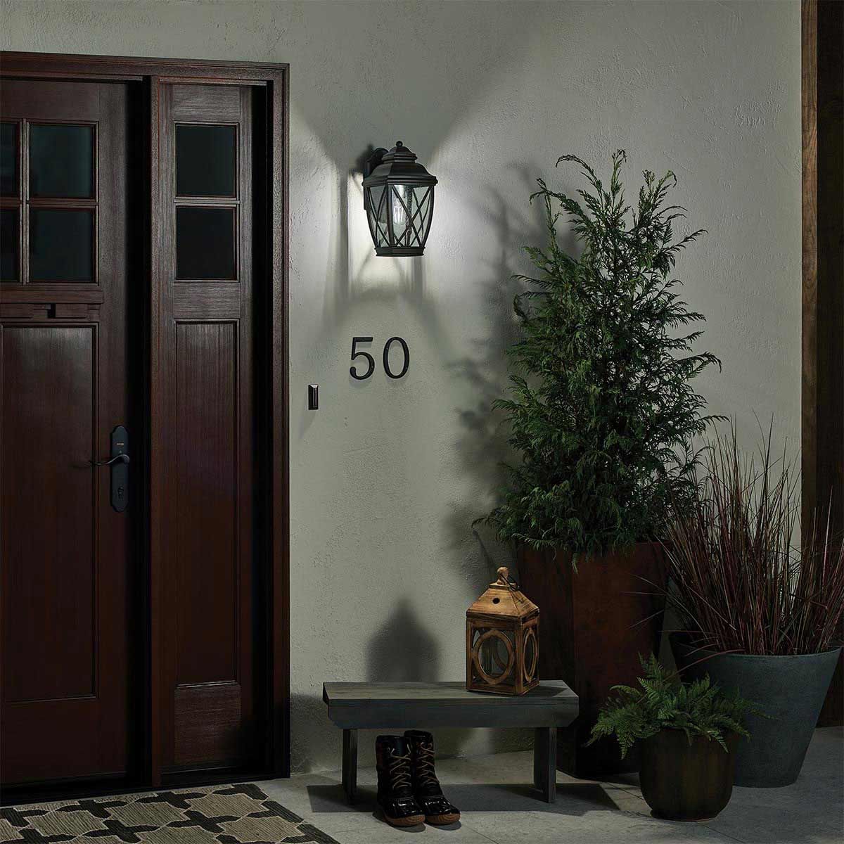 Vintage Bronze Outdoor Lantern - Tangier Collection