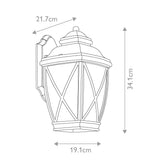 Vintage Bronze Outdoor Lantern - Tangier Collection