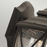 Olde Bronze Tangier Exterior Lantern with Seeded Glass