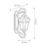 Gothic Elegance: Tournai 4-Light Wall Lantern
