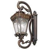 Exquisite Tournai Gothic Lantern: Grand 4-Bulb Outdoor Wall Light