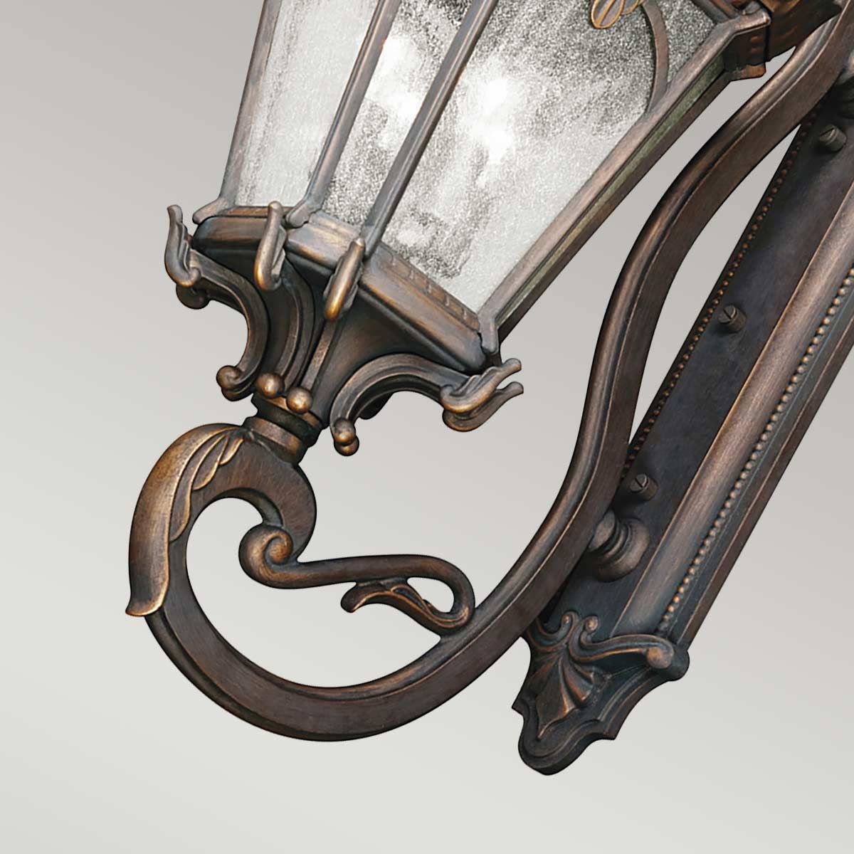 Exquisite Tournai Gothic Lantern: Grand 4-Bulb Outdoor Wall Light